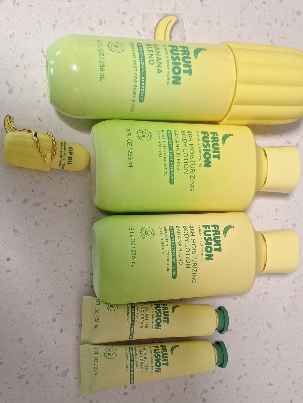 Bath & Body Works Fruit Fusion Banana Blend Set